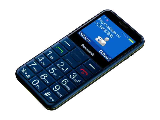 Mobilusis telefonas Panasonic KX-TU155EXCN, Mėlyna