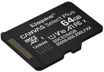 MEMORY MICRO SDXC 64GB UHS-I/SDCS3/64GBSP KINGSTON