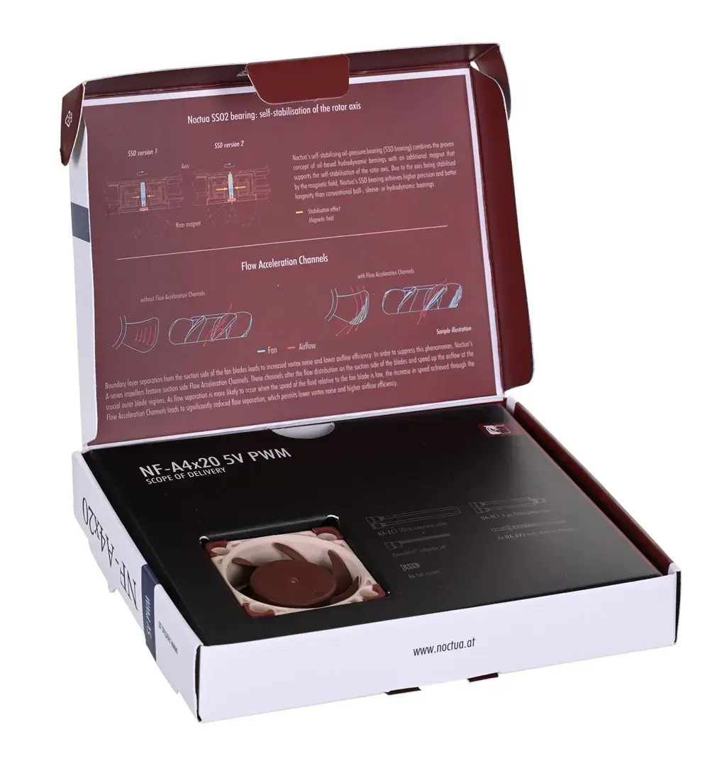 NOCTUA NF-A4X20 40x20 mm PWM 5V ventiliatorius