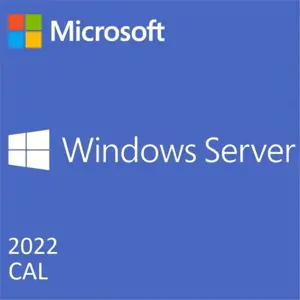 DELL 5 pakuotės "Windows Server 2022/2019" naudotojų CAL (STD arba DC) Cus rinkinys, 5 licencijos, …