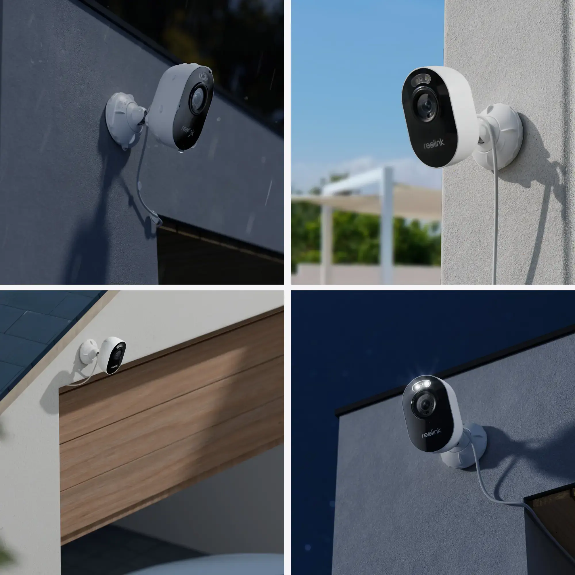 Reolink Lumus Series E430 - 4MP Outdoor Camera, 2.4/5 GHz Wi-Fi, Person/Vehicle/Animal Detection, Color Night Vision, IP security camera, Outdoor, Wired & Wireless, Google Assistant, 180 lm, 6500 K