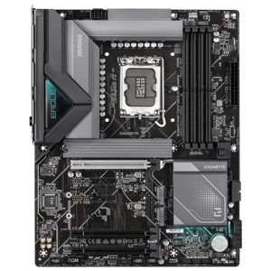 Mainboard GIGABYTE Intel B860 Express LGA1851 ATX Memory DDR5 Memory slots 4 3xPCI-Express 16x 3xM.2 1xHDMI 1xDisplayPort 1xAudio-In 1xAudio-Out 1xMicrophone 4xUSB 2.0 1xUSB 3.2 1xUSB-C 1xPS/2 1xRJ45 B860EAGLEWIFI6E1.0