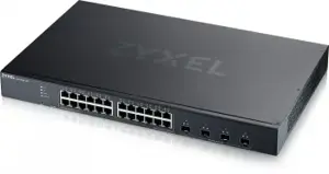 ZYXEL XGS1935-28, 28 PORT LITE-L3 SMART MANAGED SWITCH, 24X GIGABIT COPPER AND 4X 10G SFP+, HYBRID …