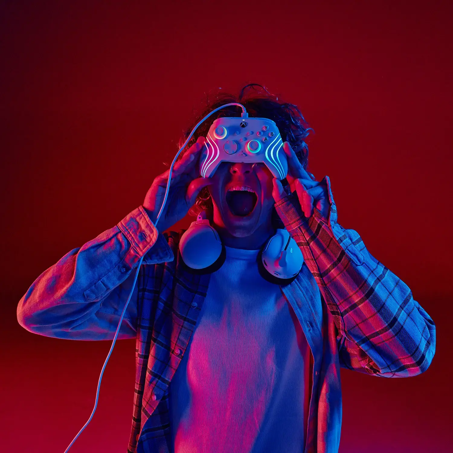 PDP controller Afterglow Wave Xbox, valge