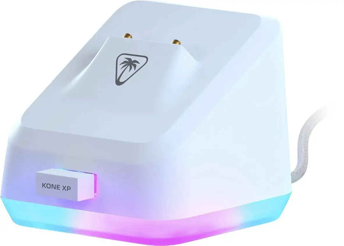 Turtle Beach Kone XP Air, Right-hand, Optical, RF Wireless + Bluetooth, 19000 DPI, White