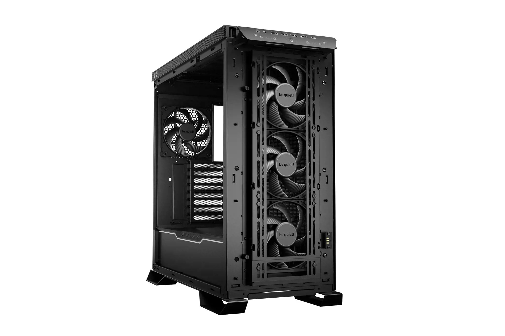 Būkite tylūs! DARK BASE PRO 901 | Juoda, Full Tower, Kompiuteris, Juoda, ATX, EATX, micro ATX, Mini-ATX, XL-ATX, Aliuminis, Stiklas, Plienas, Žaidimams