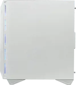 MSI MPG GUNGNIR 110R WHITE Vidutinio bokšto žaidimų kompiuterių korpusas "Baltas, 4x 120 mm ARGB ventiliatorius, 1-6 ARGB valdymo plokštė, C tipo USB, grūdintas stiklas, centrinis, ATX, mATX, mini-ITX", Vidutinio bokšto, kompiuteris, baltas, ATX, micro ATX, mini-ITX, metalinis, žaidimų