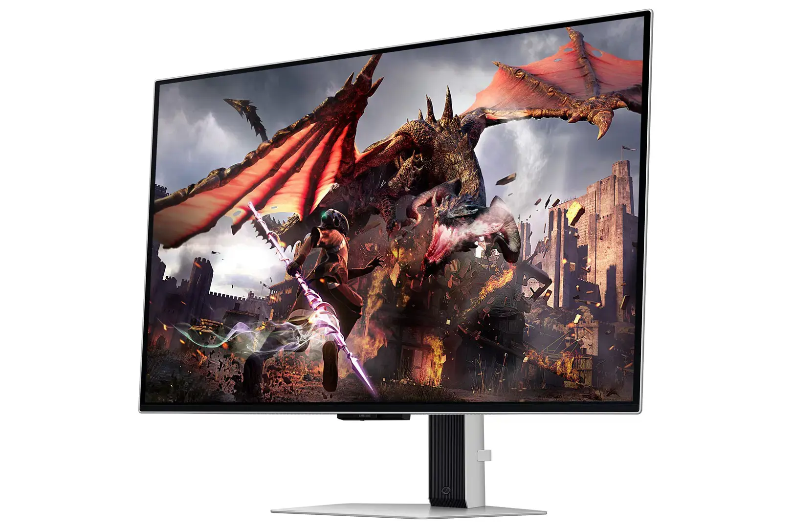 Samsung | LS32DG802SUXDU | 32 " | OLED | 4K | 16:9 | 240 Hz | 0.03 ms | 3840 x 2160 pixels | 200 cd/m² | HDMI ports quantity 2 | Silver