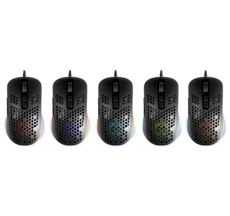 Žaidimų, optinė, laidinė pelė DEFENDER GM-620L SHEPARD 12800dpi 7P RGB