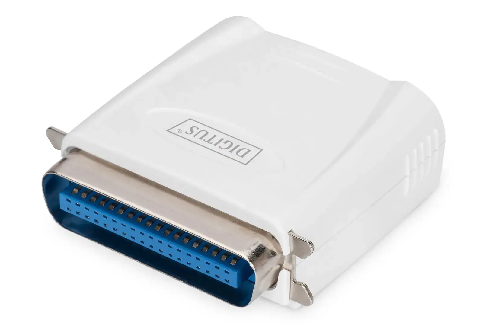 DIGITUS greitojo eterneto printserveris 1xparalelinis 1xRJ-45 su maitinimo šaltiniu