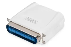 DIGITUS greitojo eterneto printserveris 1xparalelinis 1xRJ-45 su maitinimo šaltiniu