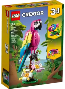 LEGO konstruktorius CREATOR - Egzotiška rožinė papūga 31144