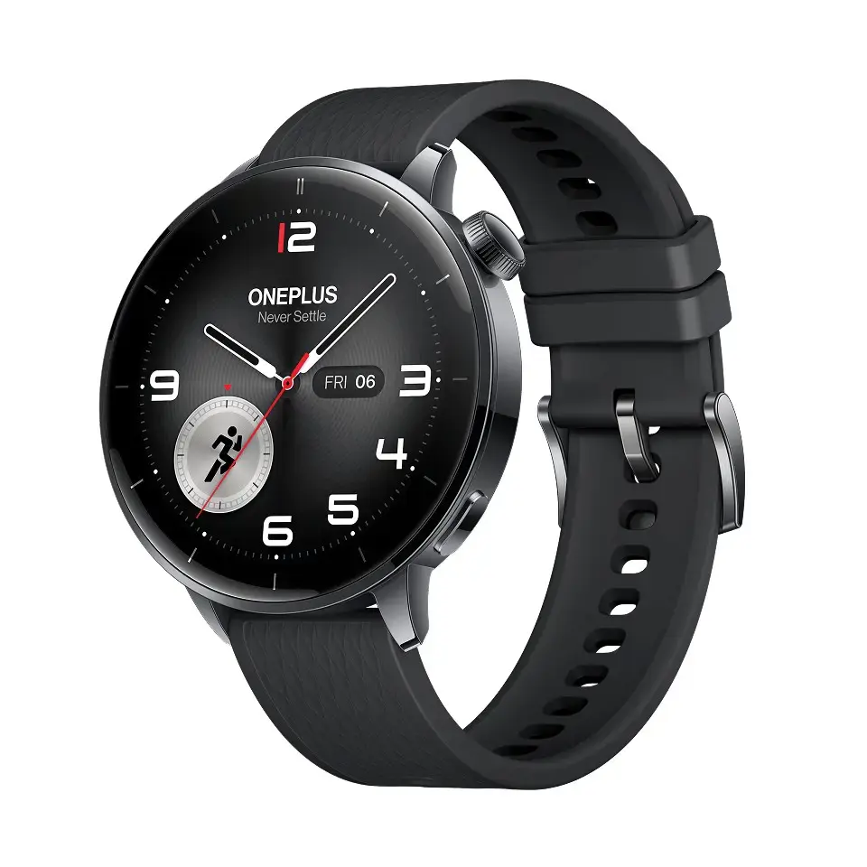 OnePlus Watch 3 43mm 3.35 cm (1.32") AMOLED Digital 466 x 466 pixels Touchscreen Black, Titanium Wi-Fi GPS (satellite)
