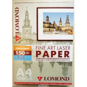 FineArt Laser-Parchment mat. dvip. mėlynas fotop.150g/A4/100l