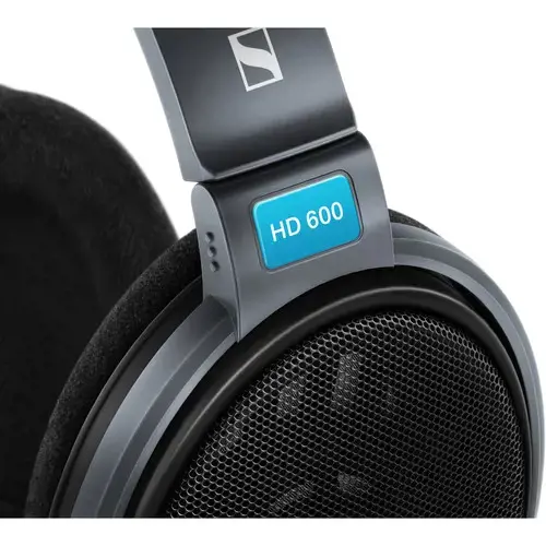 "Sennheiser" laidinės ausinės HD 600, 3,5 mm, plieninės mėlynos spalvos