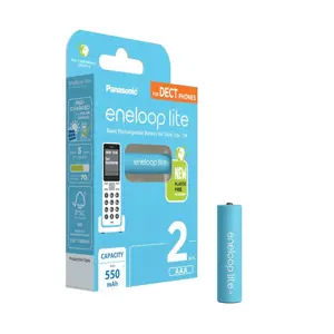 Panasonic rechargeable Eneloop Lite AAA 550mAh - 2 pcs