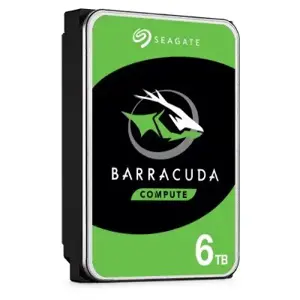 "Seagate Barracuda" 6 TB, 3,5 colių, 6000 GB, 5400 aps/min