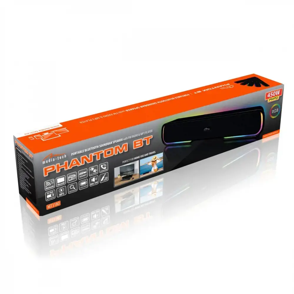 SOUNDBAR PHANTOM BLUETO OTH MT3180
