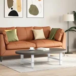 Kavos staliuko kojelės, baltos, 2 vnt., 70x(30-31) cm, plienas