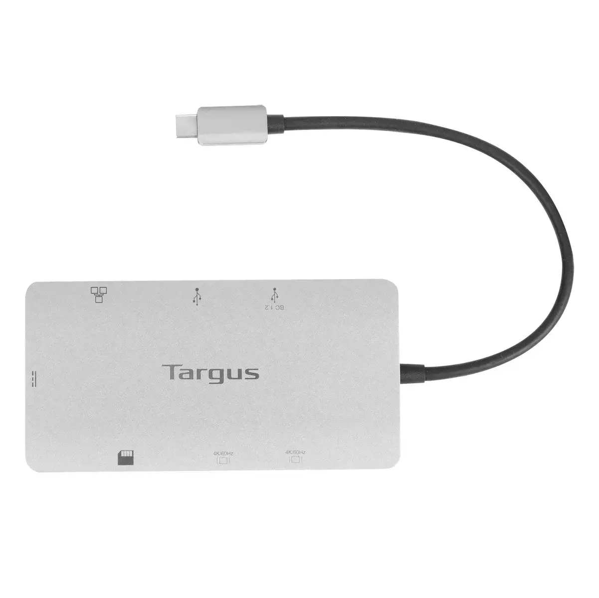 Targus DOCK423EU, Laidinis, USB 3.2 Gen 1 (3.1 Gen 1) Type-C, 100 W, sidabrinis, MicroSD (TransFlash), SD, Kinija