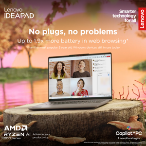 Nešiojamas kompiuteris Lenovo IdeaPad Slim 5 14ARP10, AMD Ryzen 5 7535HS (Max. 4.55GHz, 16M, 6C), 512 GB, 14 Coliai, Windows 11 Home
