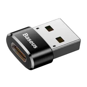 "Baseus" adapteris iš USB Type-C į USB Black (juodas)