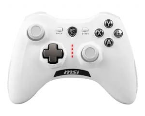 MSI FORCE GC30 V2 WHITE belaidis žaidimų valdiklis "Paruoštas kompiuteriui ir "Android", iki 8 val.…