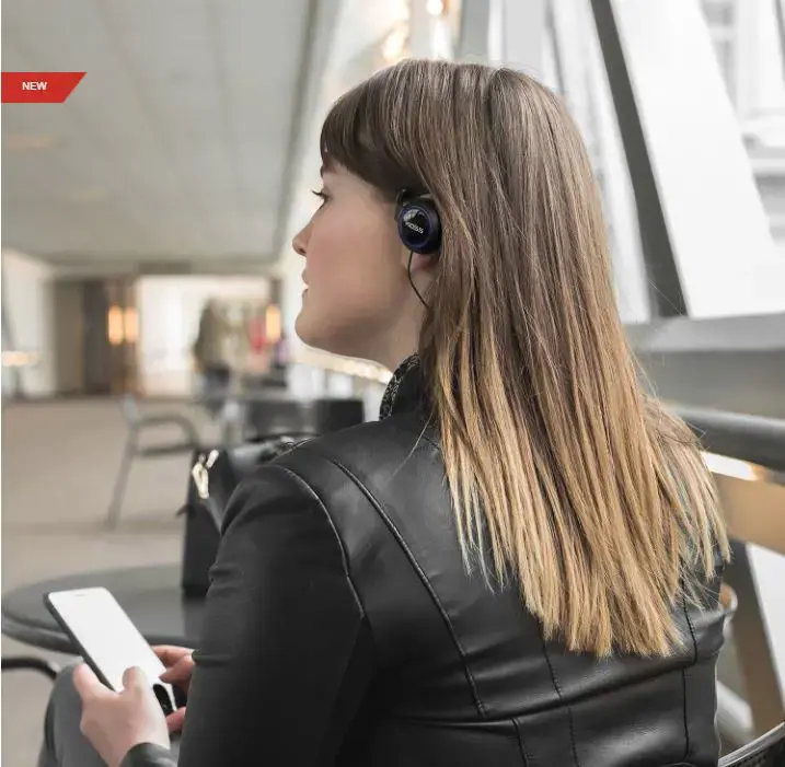 "Koss" ausinės BT221i su mikrofonu, belaidės, juodos spalvos