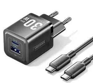 MOBILE CHARGER WALL USB +CABLE/30W 2P TZ-FEQB0-EU-01 VENTION