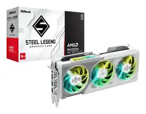 Vaizdo plokštė ASROCK Radeon RX 9070 XT 16 GB, GDDR6, RX9070XT SL 16G