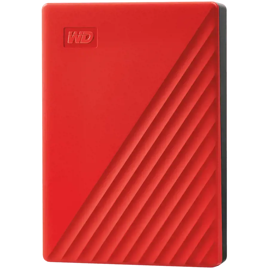 Išorinis kietasis diskas WD My Passport (4 TB, USB 3.2) Raudonas