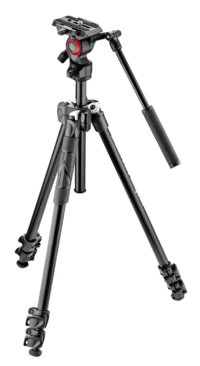 Manfrotto 290 light Kit with Fluid Video Head