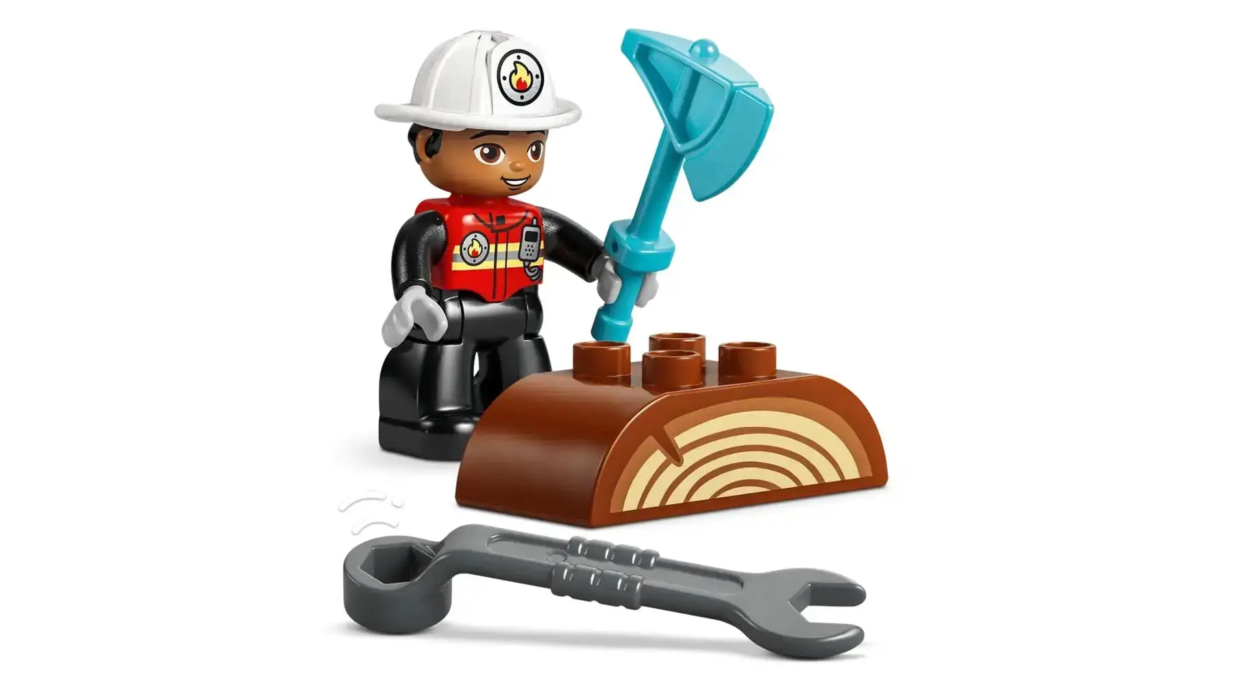 LEGO DUPLO 10473 Fire Truck with Hose and Firefighter