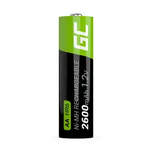 GREENCELL GR01 Žaliasis elementas 4x akumuliatorius AA HR6 2600mAh