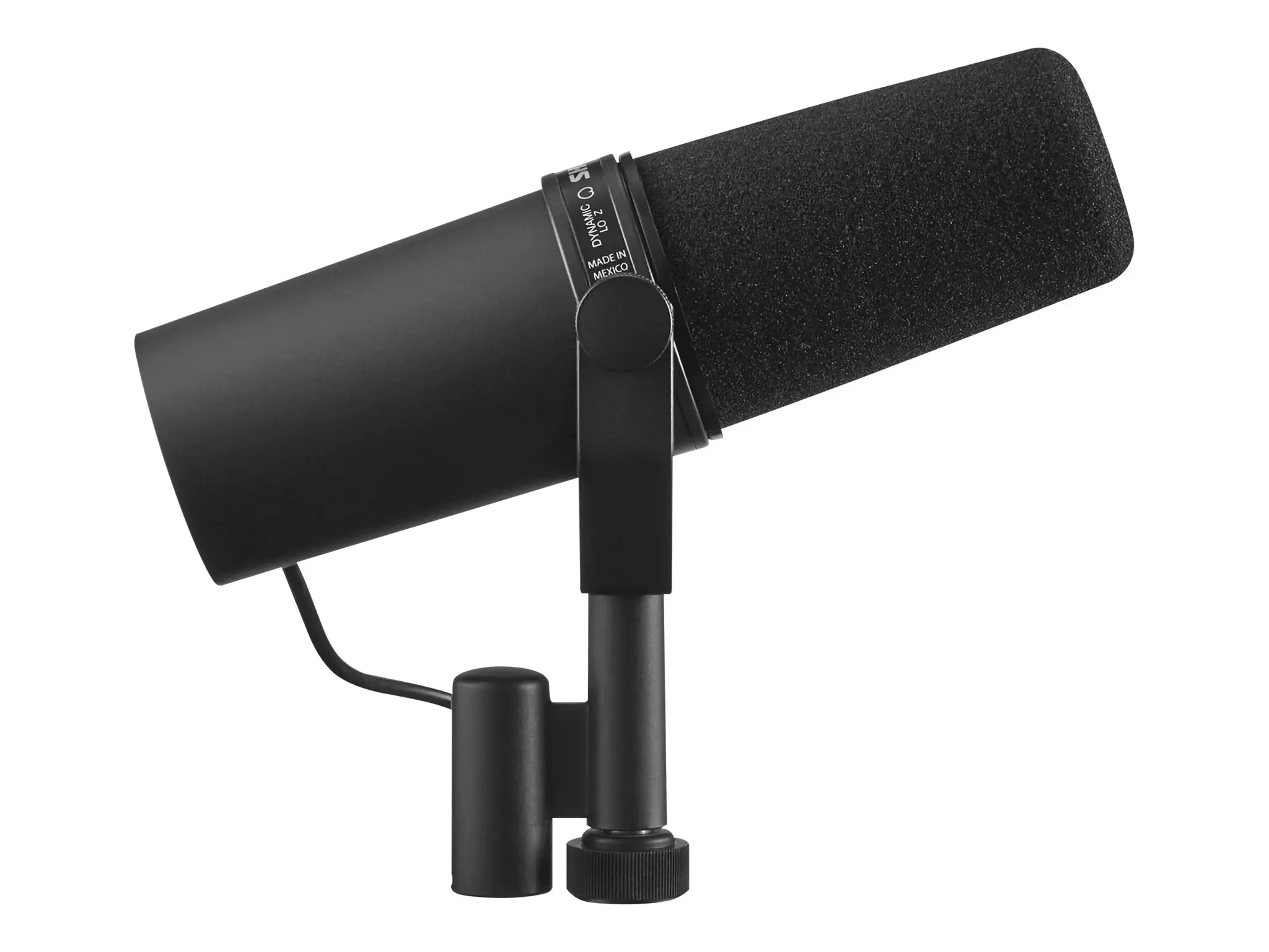 "Shure SM7B" mikrofonas Juodas studijinis mikrofonas