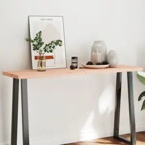 Stalviršis, 160x50x(2–6)cm, medienos masyvas, su gyvu kraštu