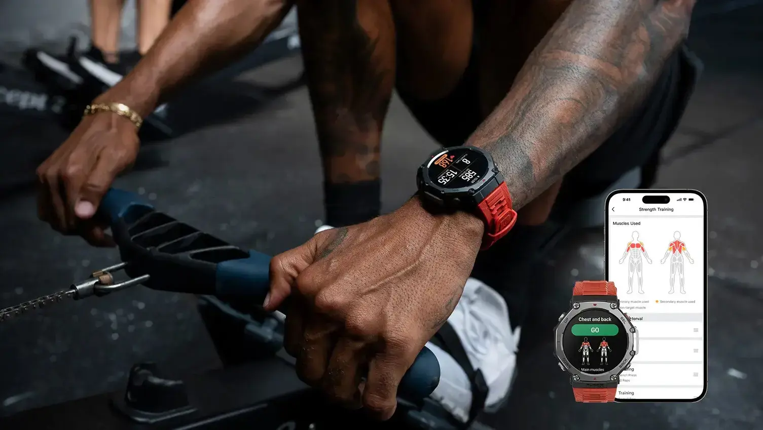 Huami Amazfit T-Rex 3, lava