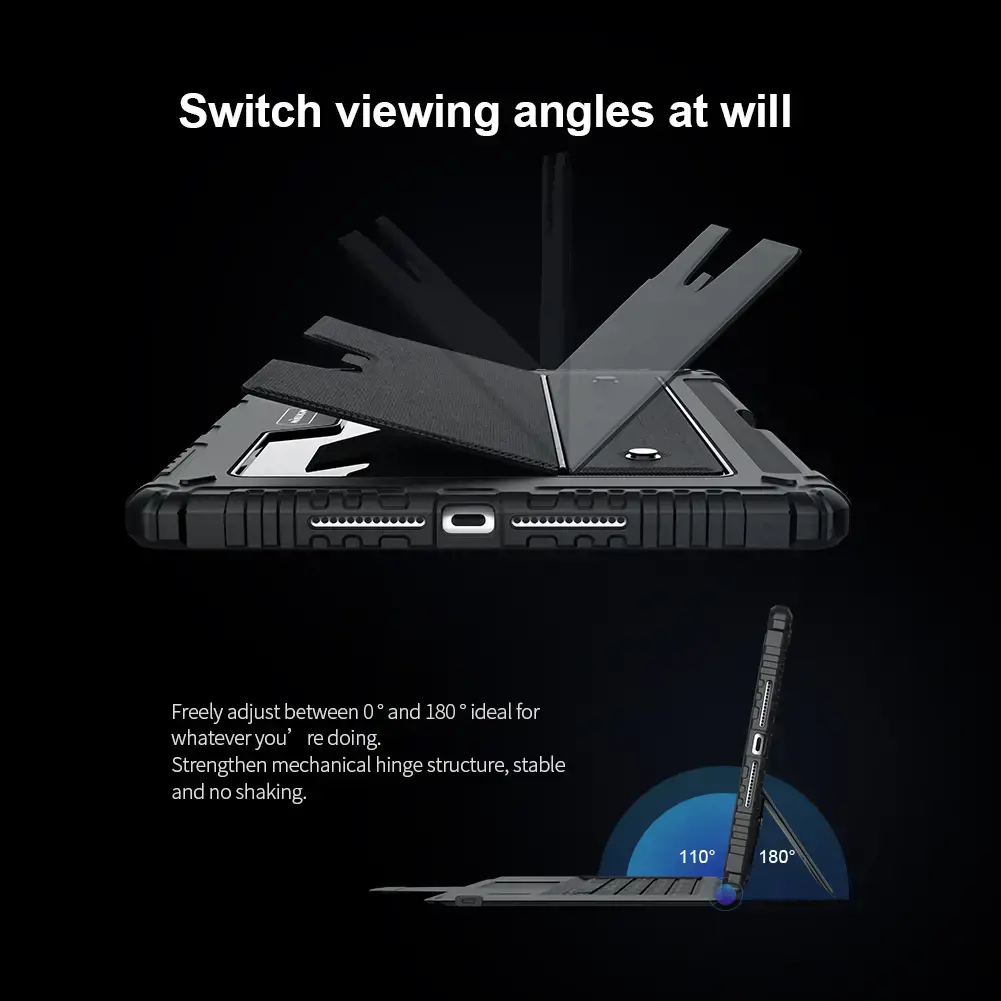 Nillkin Bumper Combo Keyboard Case for iPad 10.2 2019|2020|2021 Black