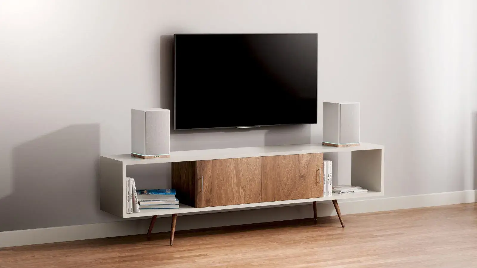 Blaupunkt BS60WH LED Bookshelf Speaker