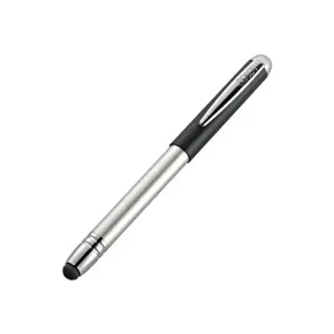 Antspaudas-rašiklis su jutikliniu rašikliu COLOP ALU Magnet, juoda sp., juoda pagalvėlė