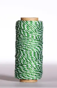 Notarinis siūlas, žalia/balta, 10 g