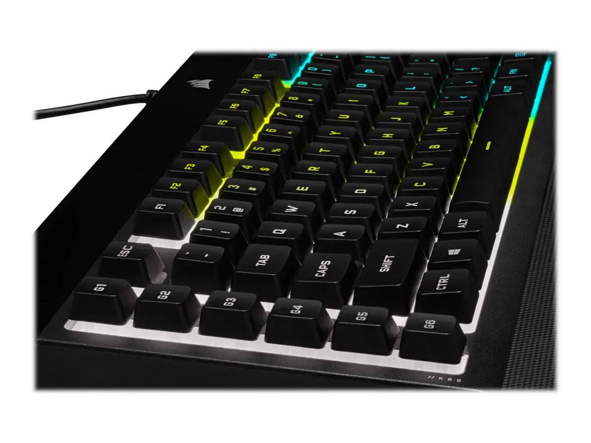 CORSAIR K55 RGB PRO žaidimų klaviatūra su foniniu RGB LED apšvietimu