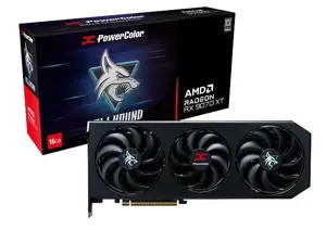 Vaizdo plokštė PowerColor Radeon RX 9070 XT 16 GB, GDDR6, RX9070XT 16G-L/OC