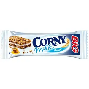 Javainių batonėlis CORNY BIG, su šokoladu, 50 g