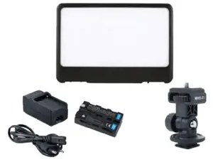 "Falcon Eyes" minkštųjų LED lempų rinkinys + baterija DV-80SL-K2 