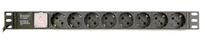 GEMBIRD PDU 8x Schuko 1U 10A 3m C14 kištukas