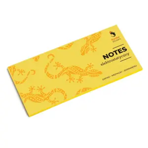 Magnetiniai lapeliai PANTA PLAST, 100 vnt., geltonos spalvos, 16x7,7 cm