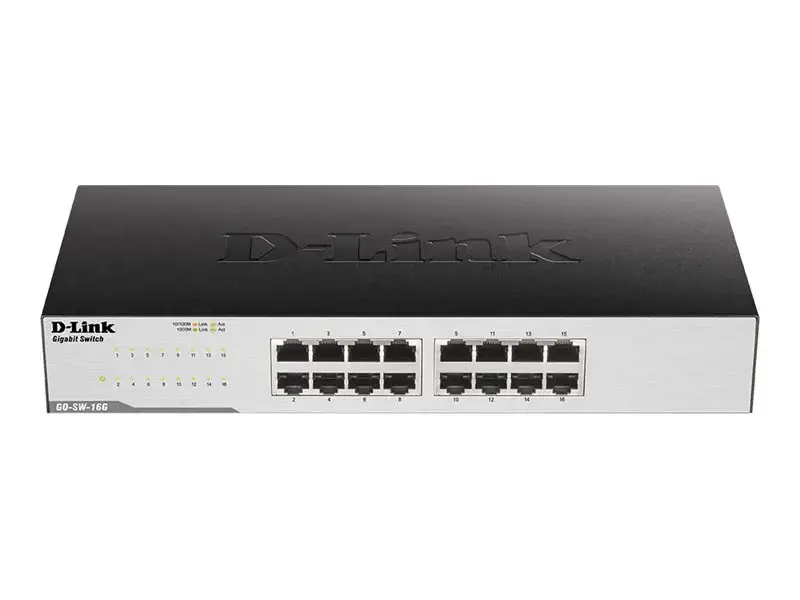 D-LINK 16 prievadų "Gigabit Easy Desktop" komutatorius