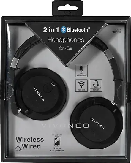 "Vivanco" ausinės BTHP260, juodos (37578)