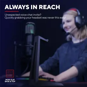 "Trust GXT 260 Cendor", Ausinių laikiklis, 185 g, juodas